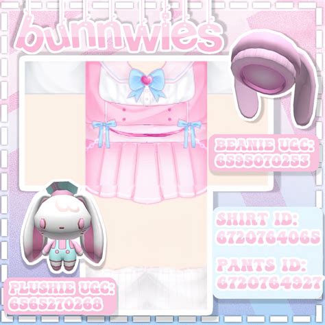 Four Soft Aesthetic/Kawaii Roblox outfits with matching hats and ugc ...