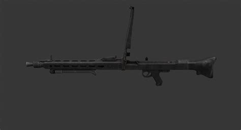 Rheinmetall mg 3 machine gun model - TurboSquid 1383555