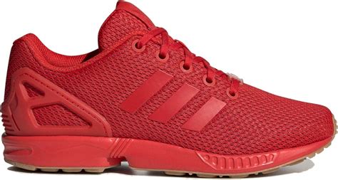 adidas Kids Boys Zx Flux J Sneakers Shoes - Red: Amazon.co.uk: Shoes & Bags