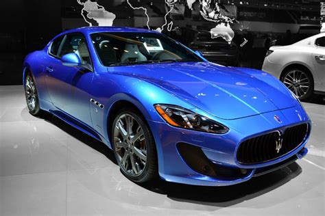 Maserati Granturismo Sport Blue Right Front HD Poster Super | Etsy