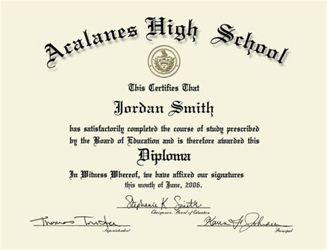 High School Diploma