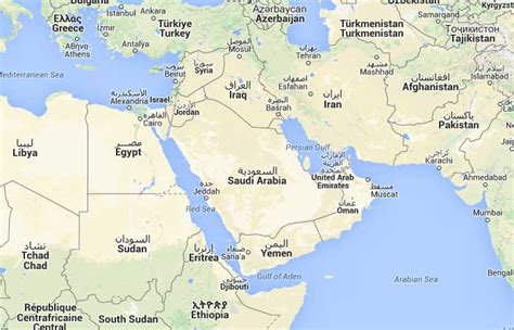 ﻿Mapa de Arabia Saudita﻿, donde está, queda, país, encuentra ...