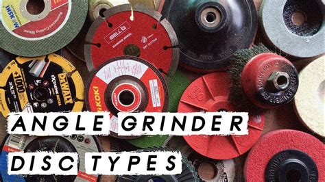 Angle Grinder Disc Types - Electric Counselor