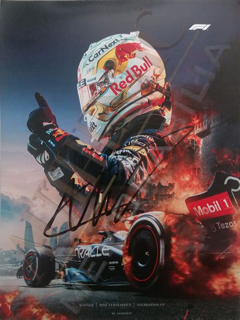 Max Verstappen Signed Picture