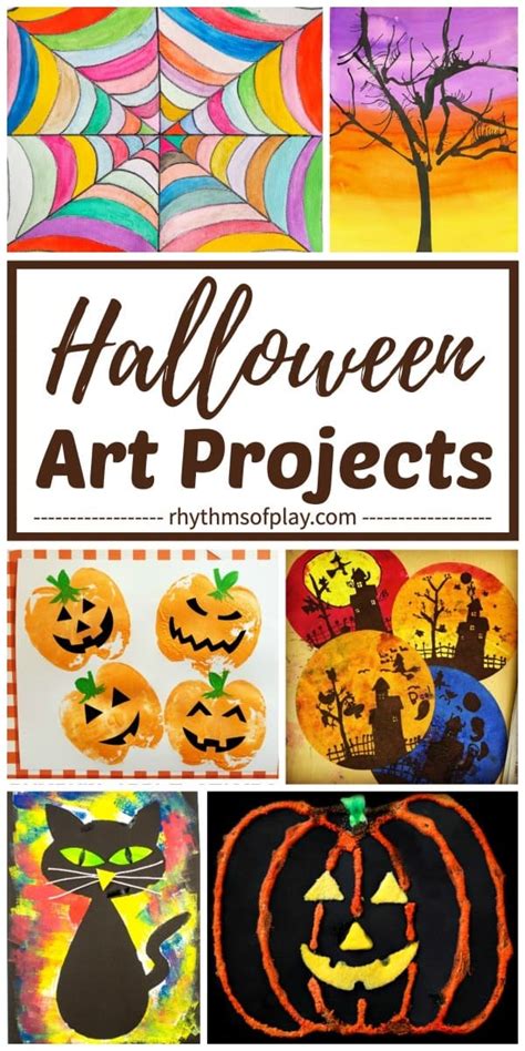 Halloween Art Projects, Crafts, and Painting Ideas for Kids - Rhythms of Play