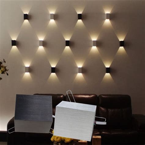 3W LED Square Wall Lamp Hall Porch Walkway Bedroom Livingroom Home ...