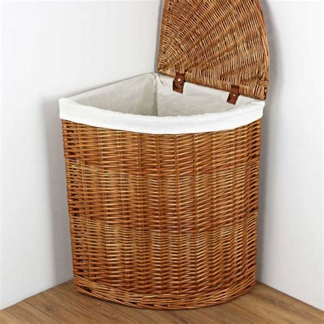 Round Natural Wicker Laundry Basket | ubicaciondepersonas.cdmx.gob.mx