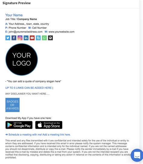 Professional Email Signature — The Signature Logo - Logo Design