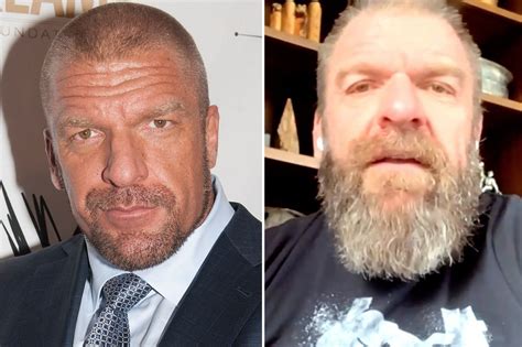 WWE legend Triple H’s isolation hair and beard transformation sends ...