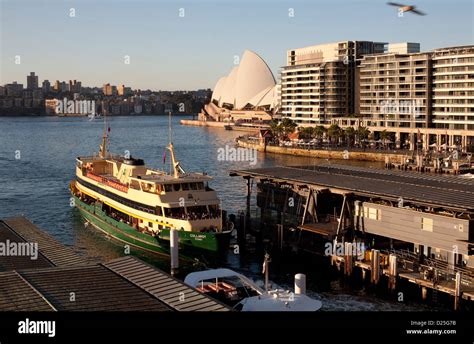 Manly ferry "Collaroy" at Circular Quay Sydney Australia Stock Photo - Alamy