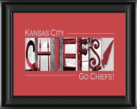 Kansas City Chiefs Football Alphabet Photography Image by uspellit, $15 ...