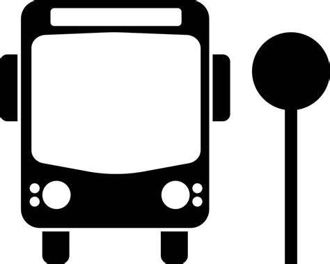 Bus Stop Icon Vector Art, Icons, and Graphics for Free Download