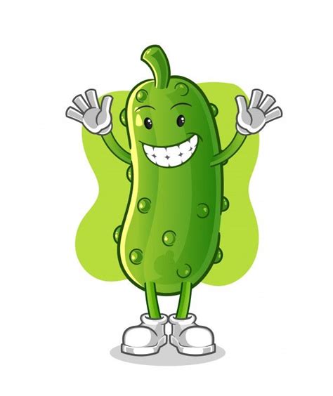 Cucumber Cartoon Character in 2020 | Cartoon characters, Cartoon, Character