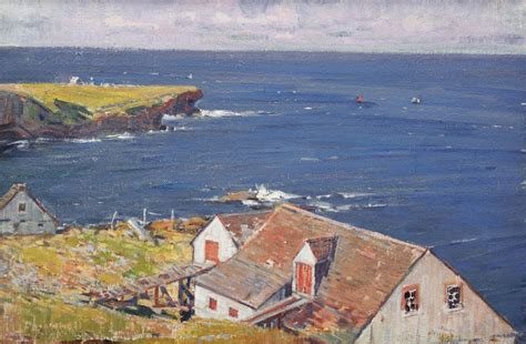 'Bonaventure Island, Old Fishing Company House ' by Peleg Franklin Brownell at Cowley Abbott