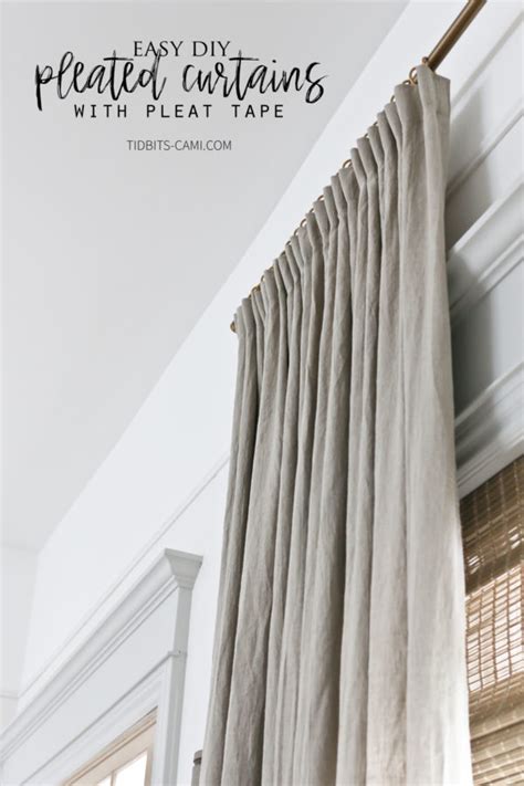 How to Make Pinch Pleat Curtains | TIDBITS by Cami