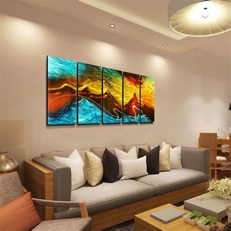 15 The Best Abstract Wall Art for Living Room