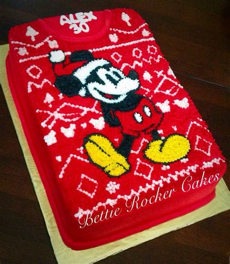 Mickey Mouse Ugly Sweater Cake Ugly Sweater Party, Ugly Christmas ...