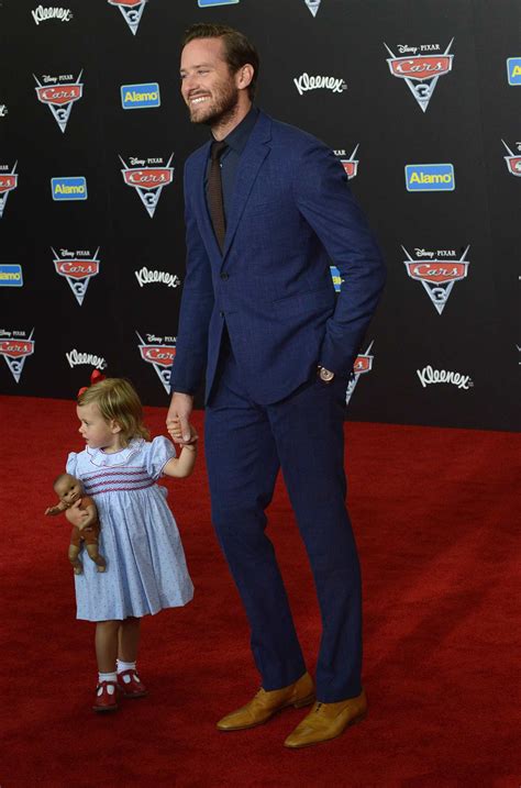 Armie Hammer Brings His Adorable Kids to 'Cars 3' Premiere, Jokes About ...