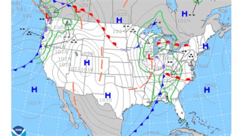 Weather Map With High And Low Pressure - Movie Theater Near Me Map