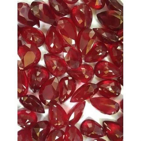 Ruby Pear Shape Gemstone at Rs 900/carat | Ruby Gemstone in Bengaluru | ID: 15414548848