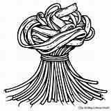 Spaghetti Coloring Pages  Free & Printable sketch template