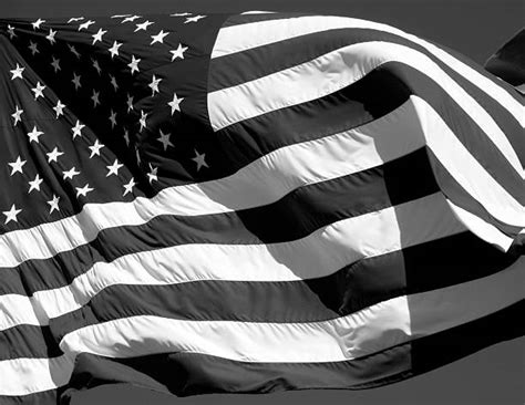 Black And White American Flag Stock Photos, Pictures & Royalty-Free Images - iStock