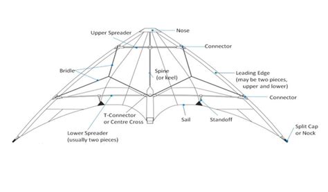Identify the parts of your stunt kite