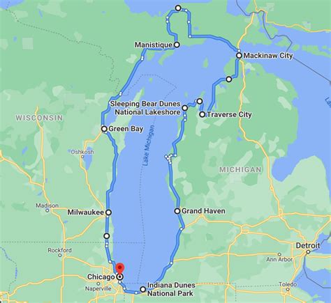 Lake Michigan Circle Itinerary: A 7-Day Road Trip Through 4 States