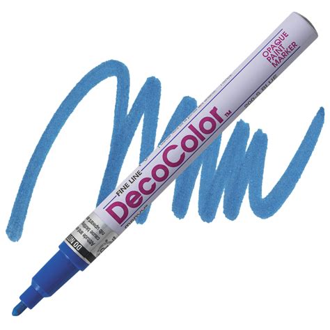 Decocolor Paint Marker - Blue, Fine Tip | BLICK Art Materials