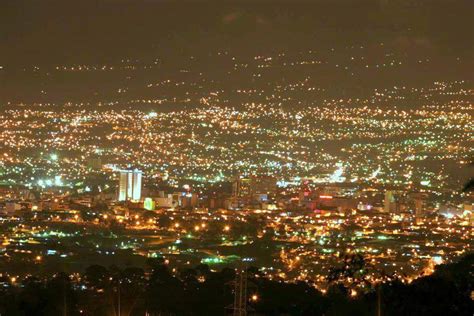 San Jose, Costa Rica - Skyline at Night City Skyline, Paris Skyline, San Jose Costa Rica, World ...