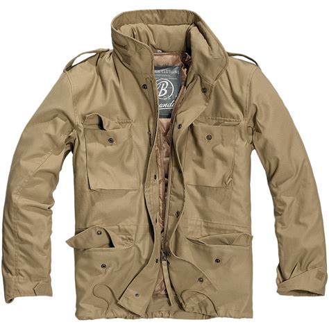 BRANDIT CLASSIC M65 MILITARY FIELD JACKET VINTAGE MENS COAT TRAVEL ...