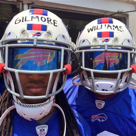 New Buffalo Bills themed helmet visors? Are these going to be used this fall or just for OTA's ...