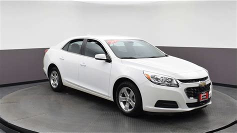 2015 Summit White Chevrolet Malibu 4dr Car #N21662B - YouTube