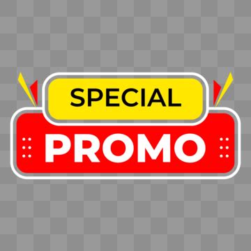 Red And Yellow Special Promo Banner Shape Vector, Banner, Promo, Shape PNG and Vector with ...