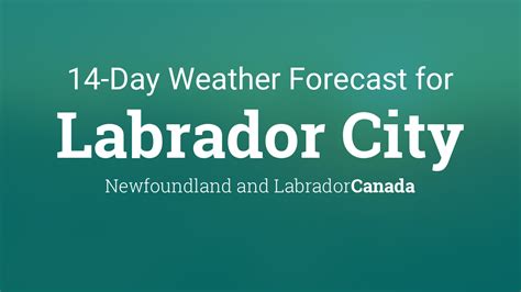 Labrador City, Newfoundland and Labrador, Canada 14 day weather forecast