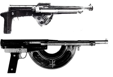 Chauchat-Ribeyrolles 1918 Submachine Gun: French submachine gun derived ...