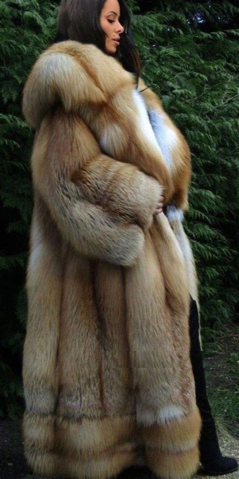 Furr Coat, Fox Fur Coat, Rose Marie, Glam Dresses, Red Fox, Fur Fashion ...