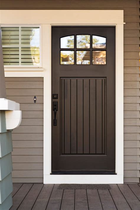 27 Pictures of Black Front Doors | Fachadas de casas, Portas de entrada ...