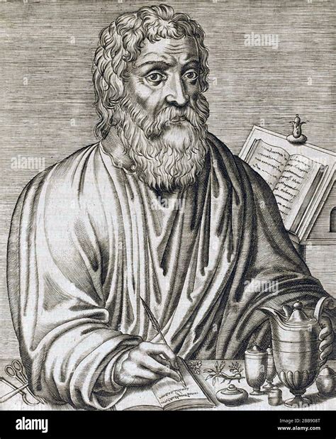 HIPPOCRATES (c 460- c 370 BC) Greek physician in a 16th century engraving Stock Photo - Alamy