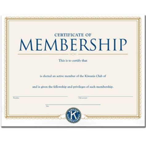 Membership Certificate template 222 | Certificate templates, Word ...