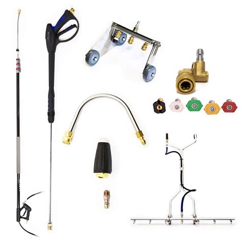 Pressure Washer Kit/Accessory-Tool Pack Turbo Lance, Water Broom, Nozzles & More | eBay