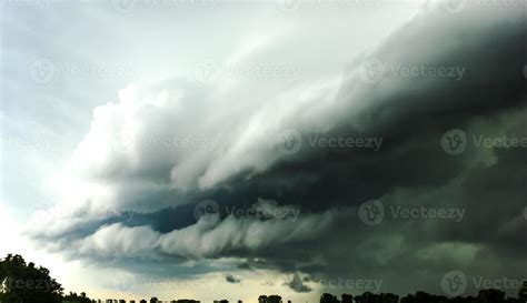 Dark sky with storm clouds during sunset 1353708 Stock Photo at Vecteezy