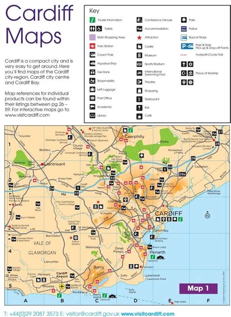 Cardiff area map | Area map, Cardiff city centre, Cardiff