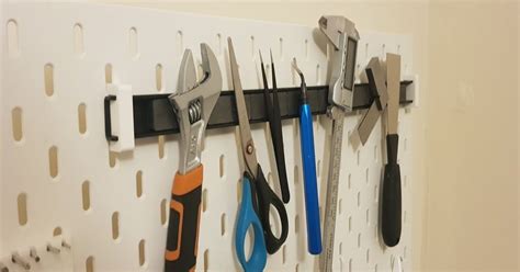 IKEA Skadis - Clip for (Lidl) Powerfix Magnetic Tool Holder Strip by ...