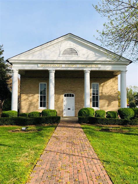 Historic Spotsylvania County Courthouse in Spotsylvania Courthouse ...