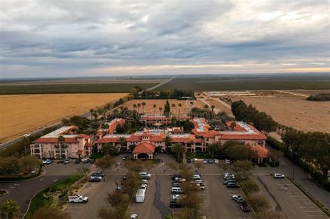 Aerial View of Harris Ranch Inn and Restaurant in Coalinga, California ...