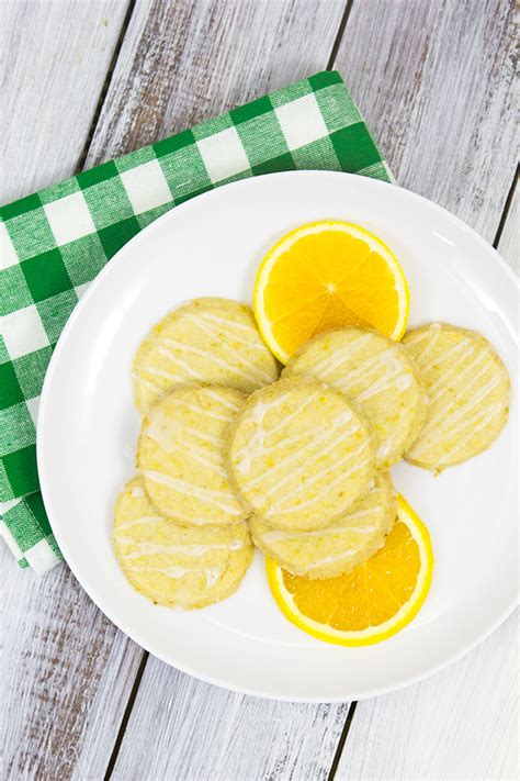 Citrus Shortbread Cookies - Sarah Hearts