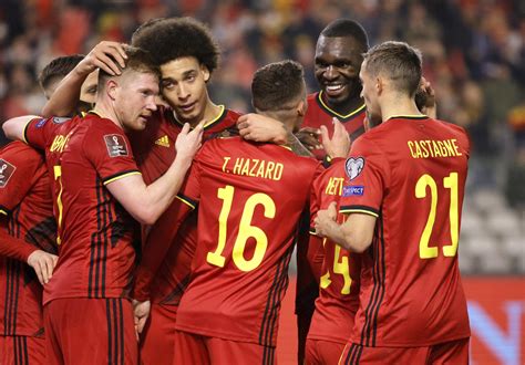 Belgium books World Cup ticket with 3-1 win over Estonia | AP News