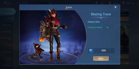 Buy Skin Blazing Trace (Epic Skin Claude) Mobile Legends Most Complete and Cheapest Desember ...