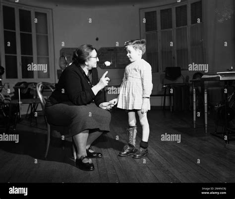 French clinic for polio victims. Photographs of Marshall Plan Programs ...